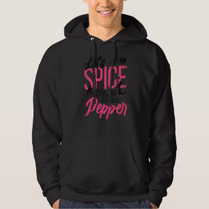 Volleyball Player Team Vintage Let's Spice This Up Hoodie