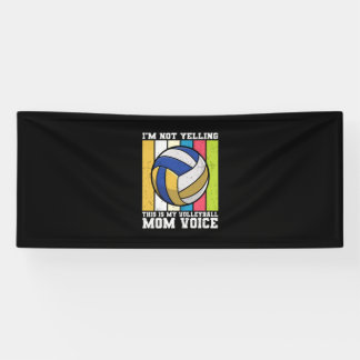 Volleyball Player This Is My Volleyball Mom Voices Banner