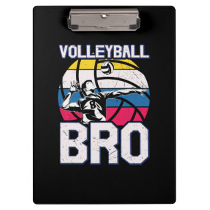Volleyball Player Volleyball Bro Clipboard