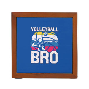 Volleyball Player Volleyball Bro Desk Organizer