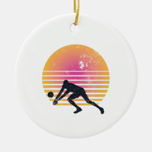 Volleyball Player Volleyball Ceramic Ornament