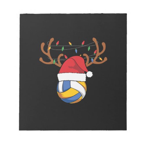 Volleyball Player  Volleyball Christmas Notepad