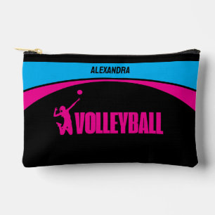 Volleyball Player, Volleyball Girl Birthday   Accessory Pouch