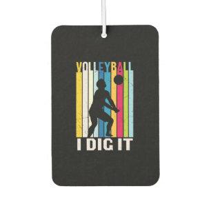 Volleyball Player Volleyball I Dig It Air Freshener