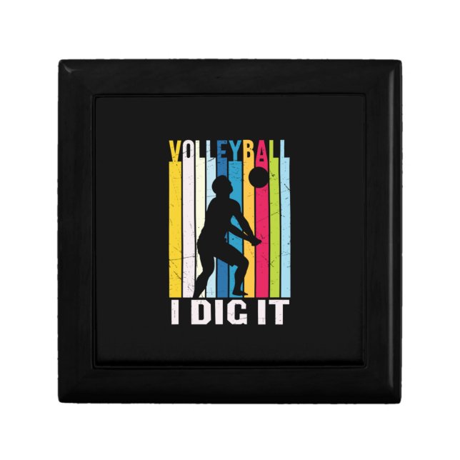 Volleyball Player | Volleyball I Dig It Gift Box (Front)