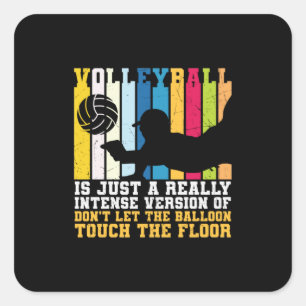 Volleyball Player Volleyball Is Just A Really Square Sticker