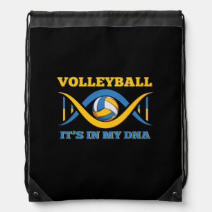 Volleyball Player Volleyball It Is In My Dna Drawstring Bag