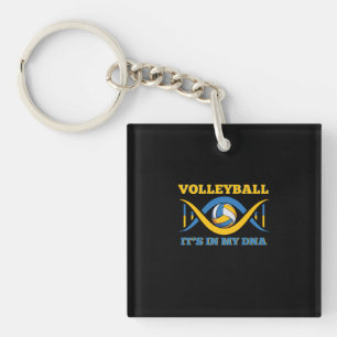 Volleyball Player Volleyball It Is In My Dna Keychain