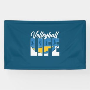 Volleyball Player Volleyball Life Banner