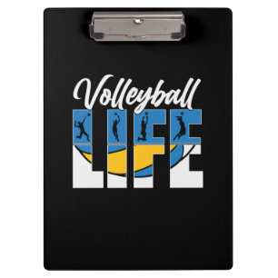 Volleyball Player Volleyball Life Clipboard