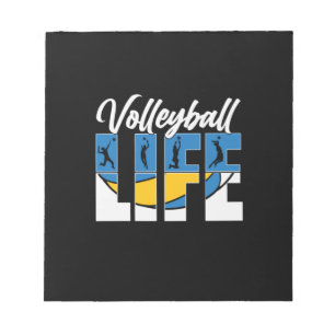 Volleyball Player Volleyball Life Notepad