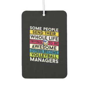 Volleyball Player Volleyball Managers Air Freshener