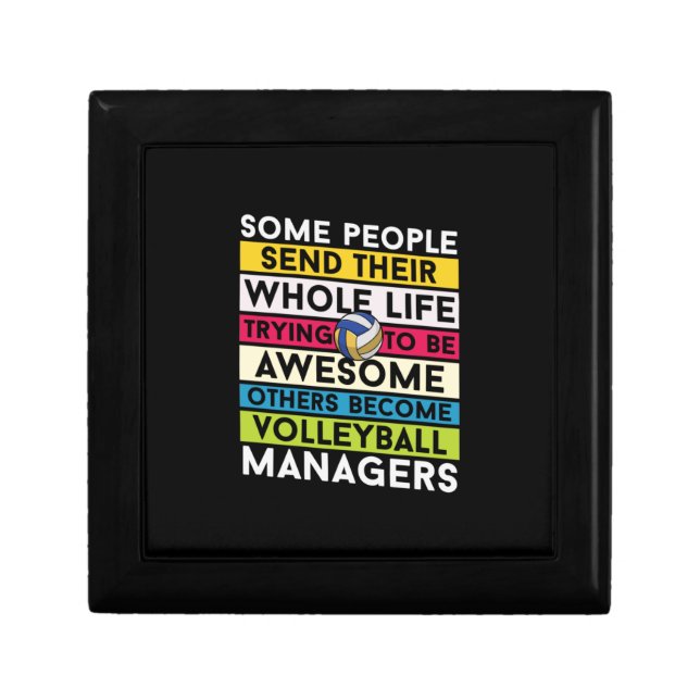 Volleyball Player | Volleyball Managers Gift Box (Front)