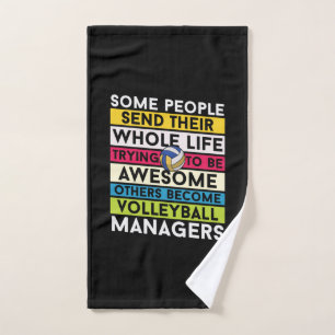 Volleyball Player   Volleyball Managers Hand Towel