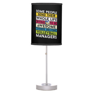 Volleyball Player   Volleyball Managers Table Lamp
