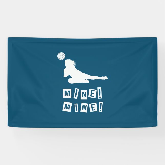 Volleyball Player | Volleyball Mine Banner (Horizontal)