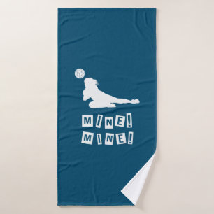 Volleyball Player   Volleyball Mine Bath Towel