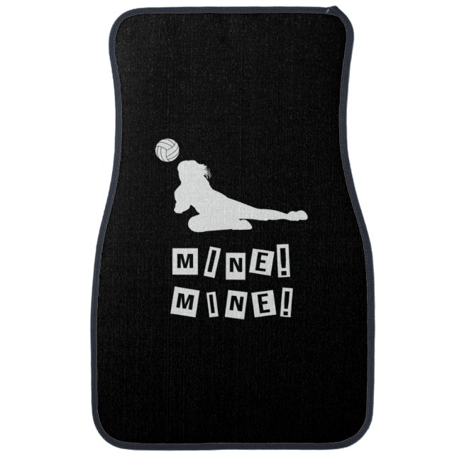 Volleyball Player | Volleyball Mine Car Floor Mat (Front)