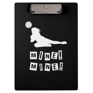 Volleyball Player Volleyball Mine Clipboard