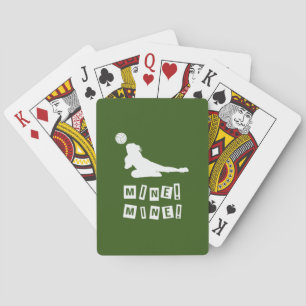 Volleyball Player   Volleyball Mine Poker Cards