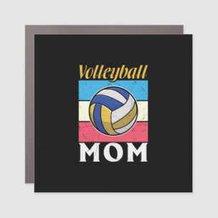 Volleyball Player Volleyball Mom Car Magnet