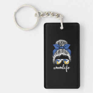 Volleyball Player   Volleyball Mom Life Keychain