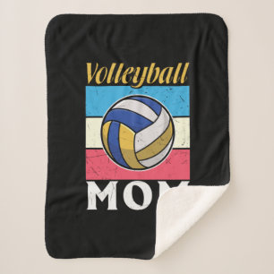 Volleyball Player Volleyball Mom Sherpa Blanket