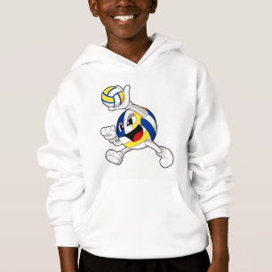 Volleyball player with Volleyball Hoodie