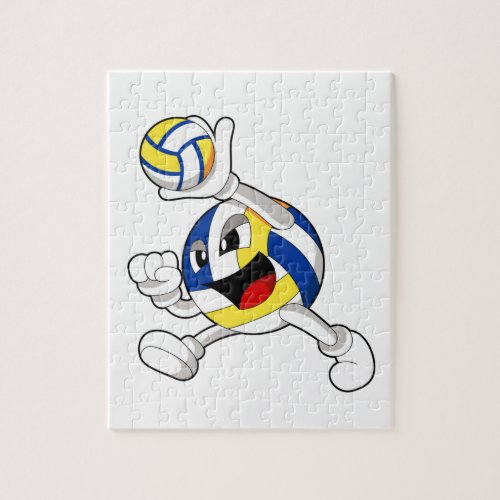 Volleyball player with Volleyball Jigsaw Puzzle
