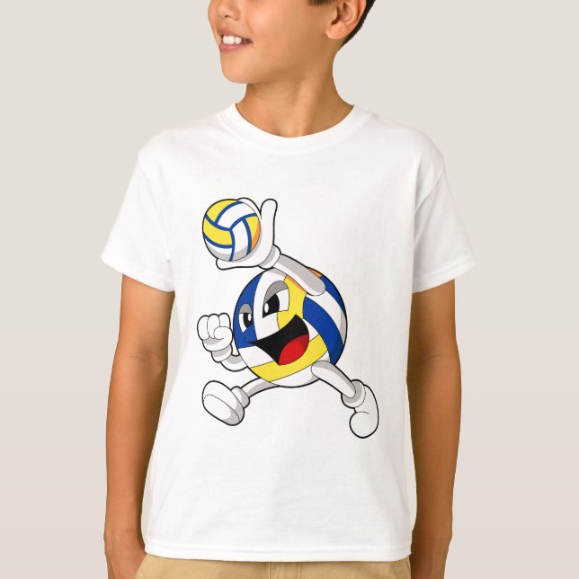Volleyball player with Volleyball T-Shirt (Front)