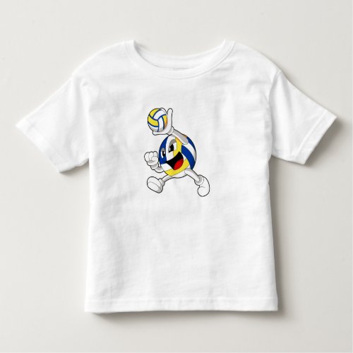 Volleyball player with Volleyball Toddler T_shirt