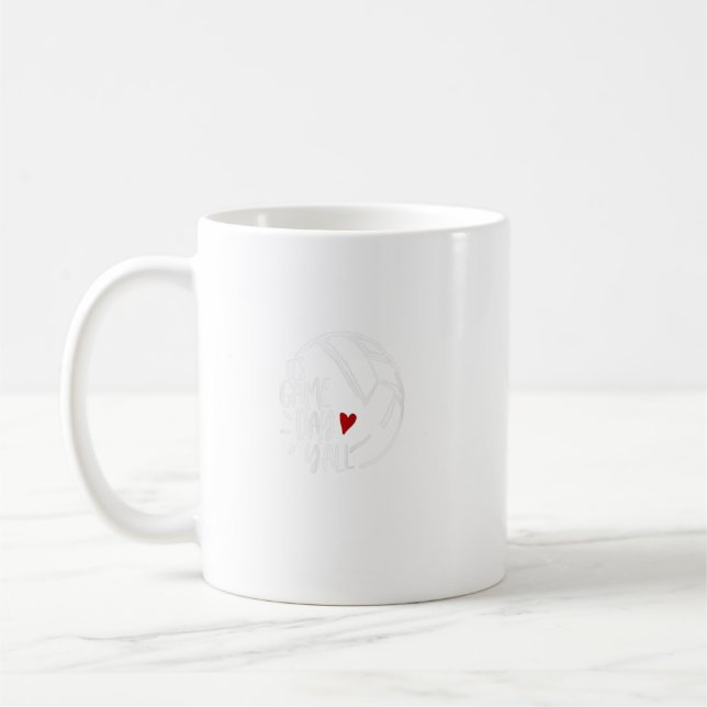 Volleyball Player Women Girls Love Volleyball Mom  Coffee Mug (Left)