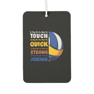 Volleyball Player You Must Be Strong Air Freshener