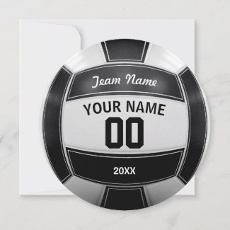 Volleyball Player's Name Year Team Black and White