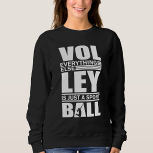 Volleyball Players Volleyball Team Graphic Sports  Sweatshirt
