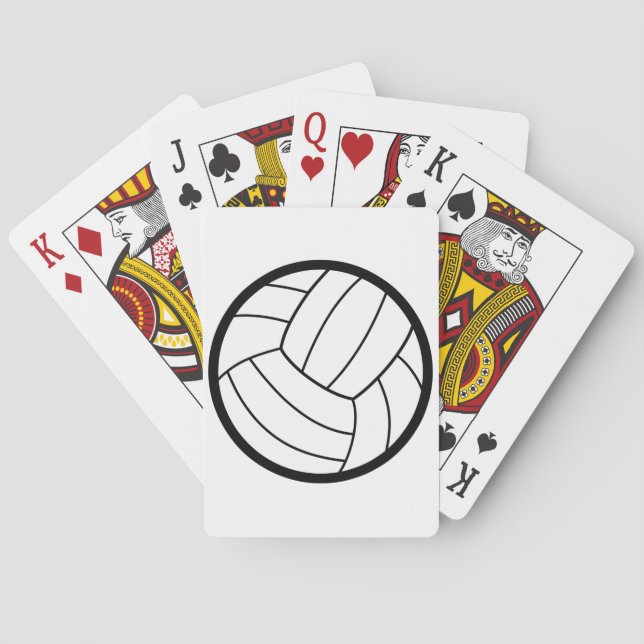 Volleyball Poker Cards (Back)