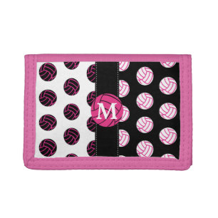 Volleyball Polka Dot Monogram Wallet
