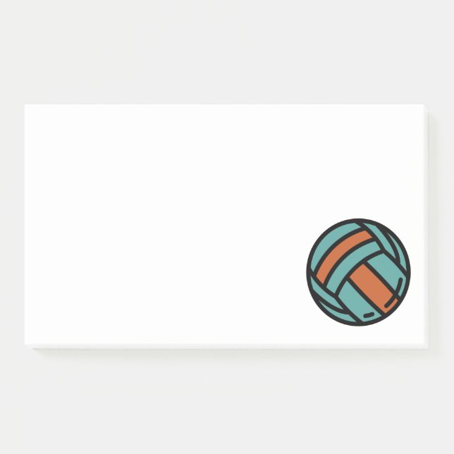 volleyball post-it notes (Front)
