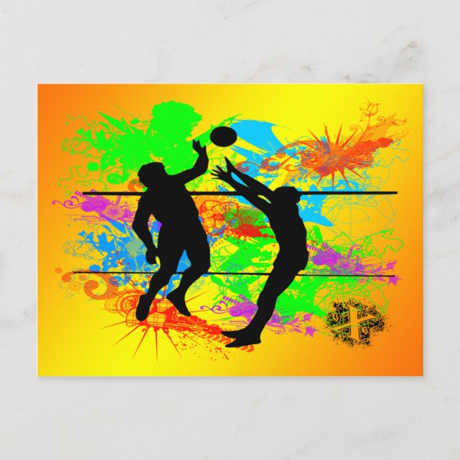Volleyball Postcard (Front)