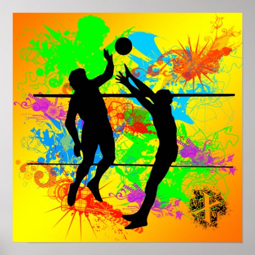 Volleyball Poster | Zazzle