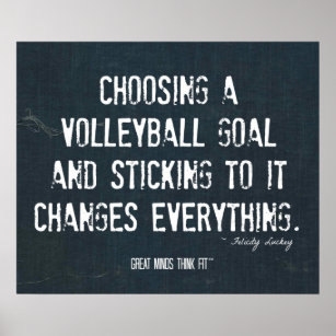 Volleyball Motivational Posters & Photo Prints | Zazzle