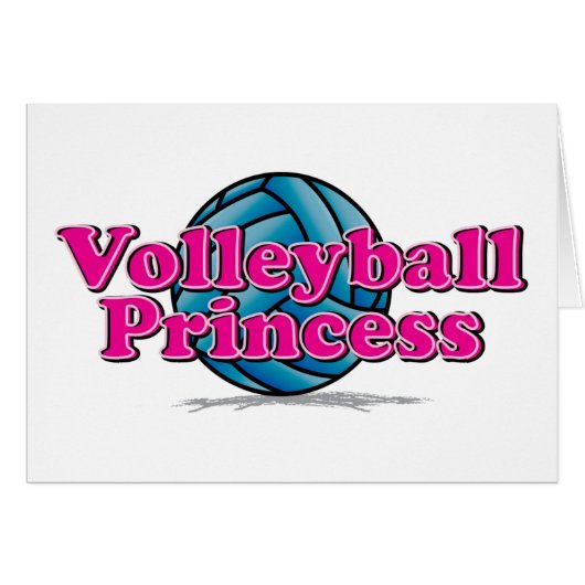 Volleyball Princess Cards (Front Horizontal)