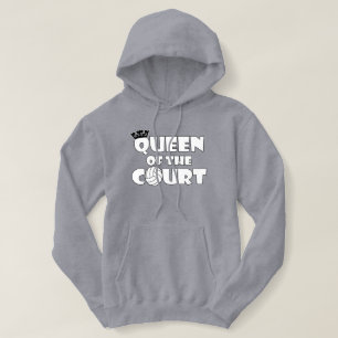Volleyball Queen of the Court Cute Sports Women's Hoodie