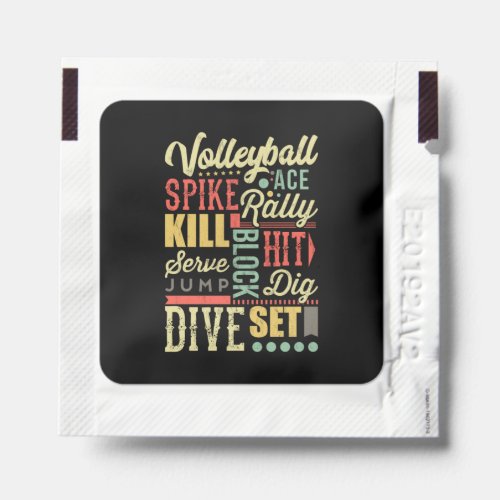 Volleyball Quote Teen Coach Player Mom Gifts Hand Sanitizer Packet
