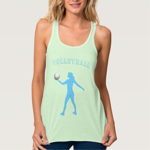 Volleyball Racerback Tank Top w Name on Back