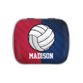 Volleyball; Red, White, and Blue Candy Tin (Top)