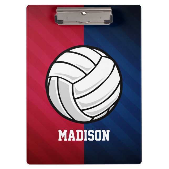 Volleyball; Red, White, and Blue Clipboard (Front)