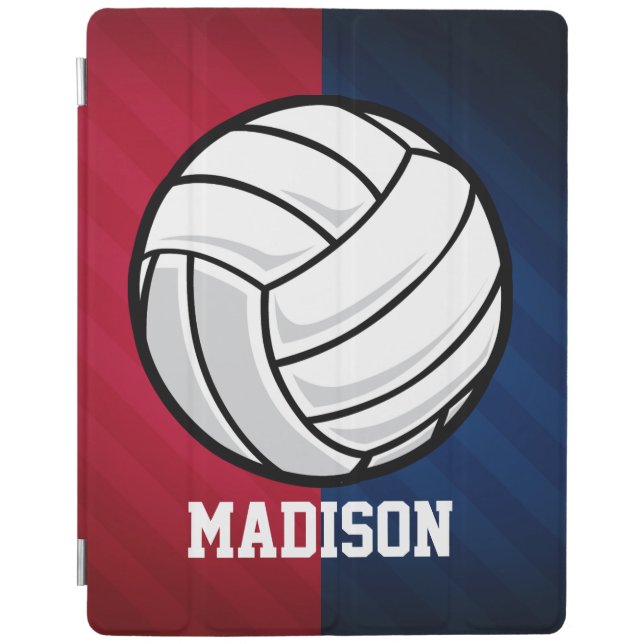 Volleyball; Red, White, and Blue iPad Smart Cover (Front)