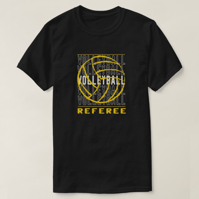 Volleyball Referee T-Shirt (Design Front)