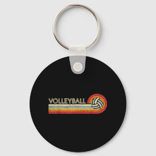 Volleyball Retro Cool Vintage Teens Adults Volleyb Keychain